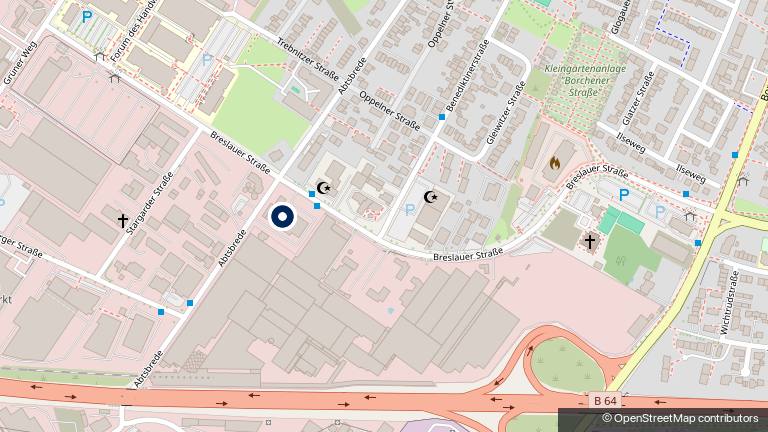 Lageplan: Abtsbrede 125, 33098 Paderborn